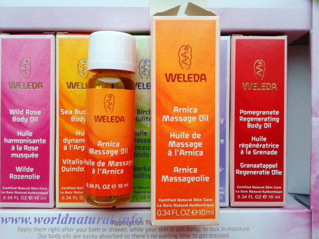 масло арники weleda