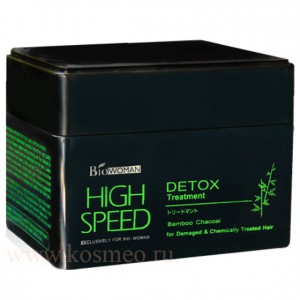 Высокоэффективная лечебная маска для волос High speed Detox Bio-Woman для детоксификации